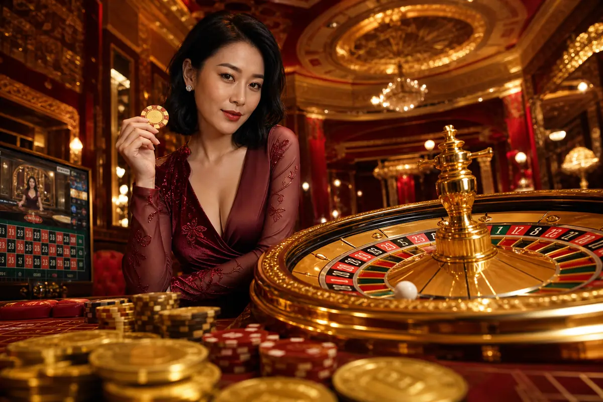lk999 Live Dealer Baccarat Table